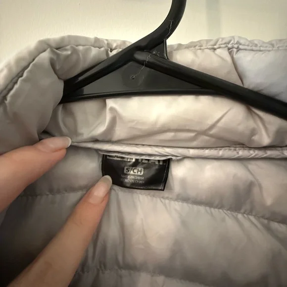 32 Degrees Gray Puffer Jacket Lightweight Quilted Design - Picture 2 of 3